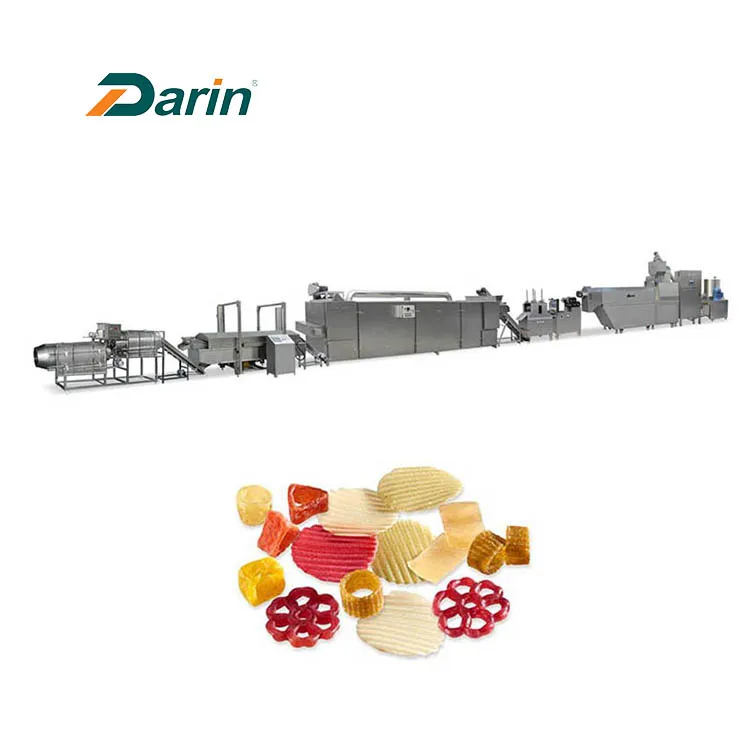 Automatic 3d Snack Pellets Making Machine Panipuri Golgappa/fryums Snack Pellet Processing Line
