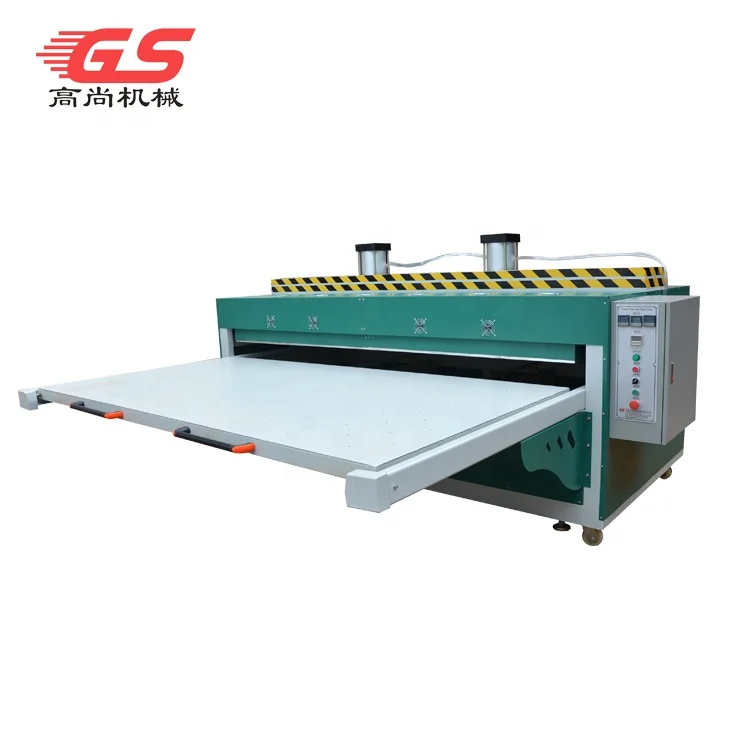 Large print double air cylinder 315x255cm heavy pressure fabric bedding sublimation artwork automatic heat transfer machine