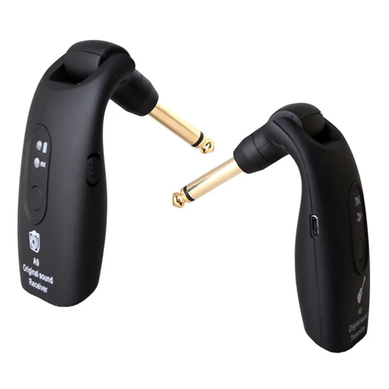 A9 Guitar Pickup Wireless System 2.4GHz Transmitter Receiver for Guitar USB 2.4Ghz Wireless Guitar Pickup Transmission System
