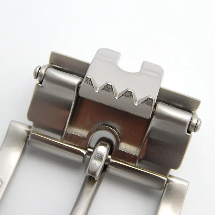 35mm 3.5cm inner width customized easy clip removable belt fastener belt pin buckle with teeth tail clip