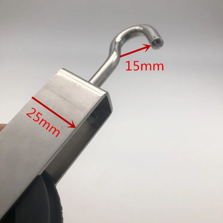 Factory 65mm Stainless Steel Rope Pulley with Hook Nylon Pulley Block for Marine Use