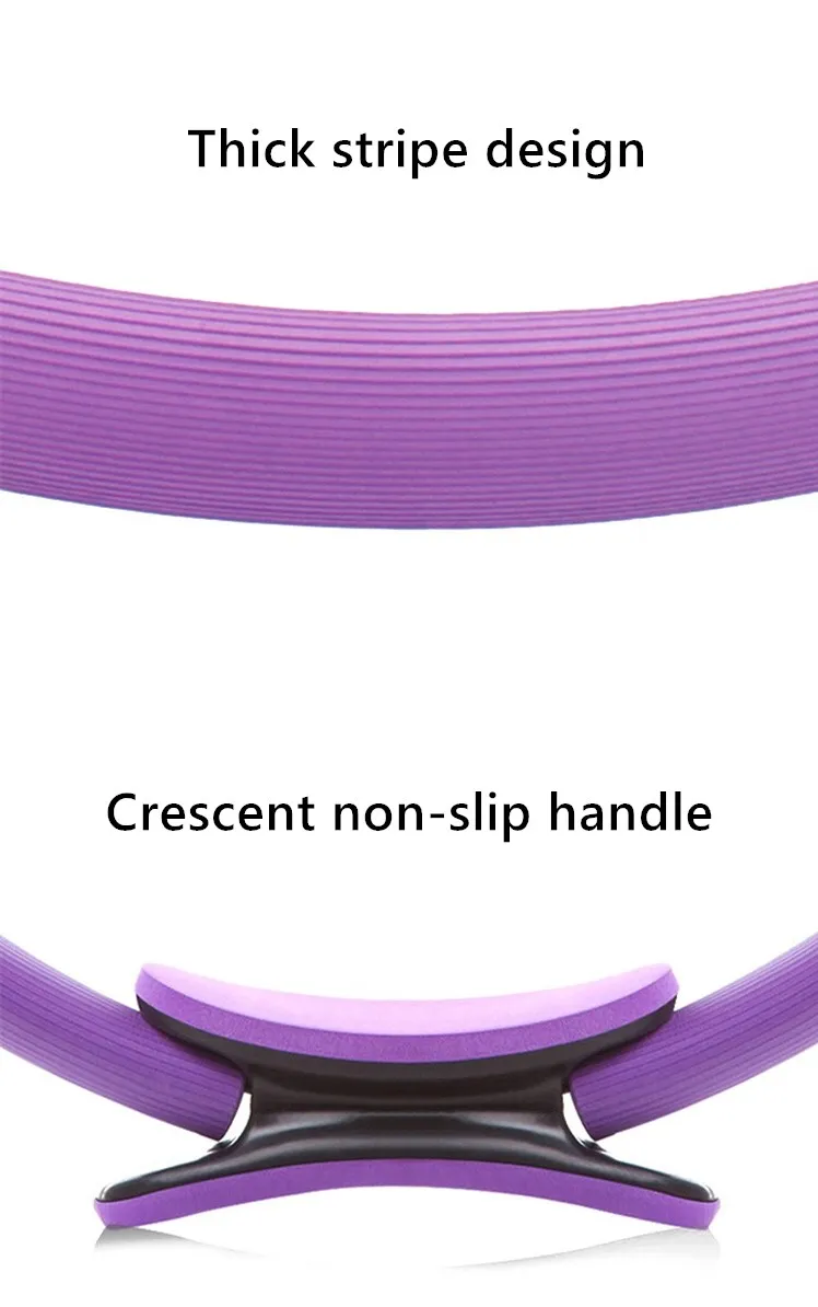 wholesale magic circle charger Yoga pilates ring with double handle Gym