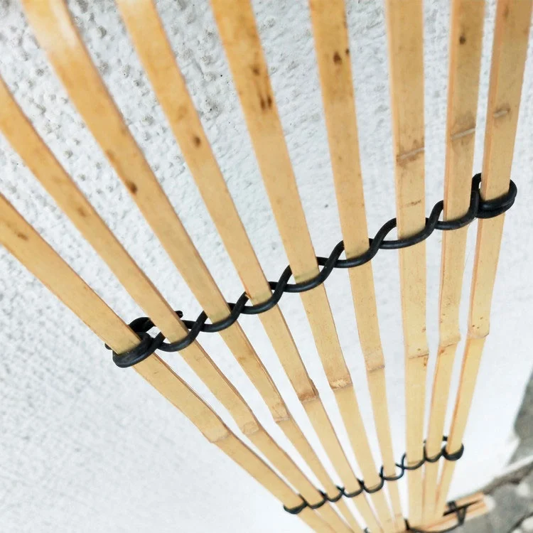 Экологически чистый натуральный материал, 9 зубьев, небольшие бамбуковые грабли для газона