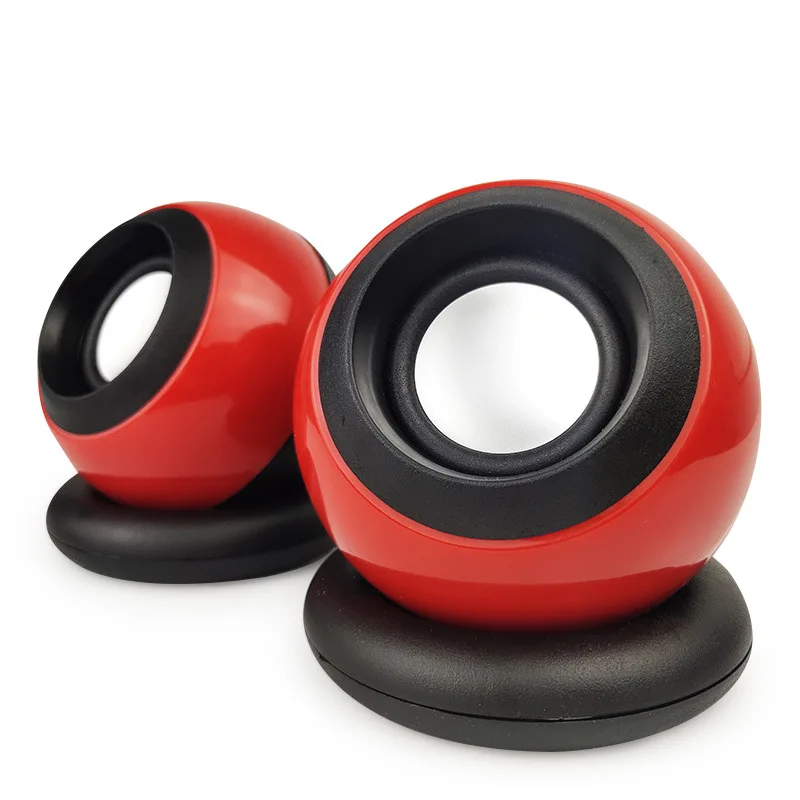 D-008 Computer Speaker Magic Ball Home Mini Speaker Mini Wired Desktop Speaker