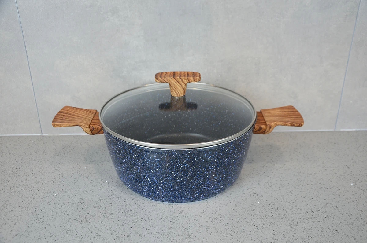 Factory Sale Marble Non Stick Cookware Sets Pots and Pans for Induction Cooktop