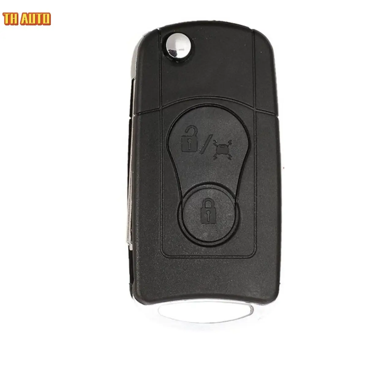 
OHERE For Ssangyong Remote Modify Folding Flip Key Fob Shell Case 2 Button For Actyon SUV Kyron Rexton Car Styling Upgrade 