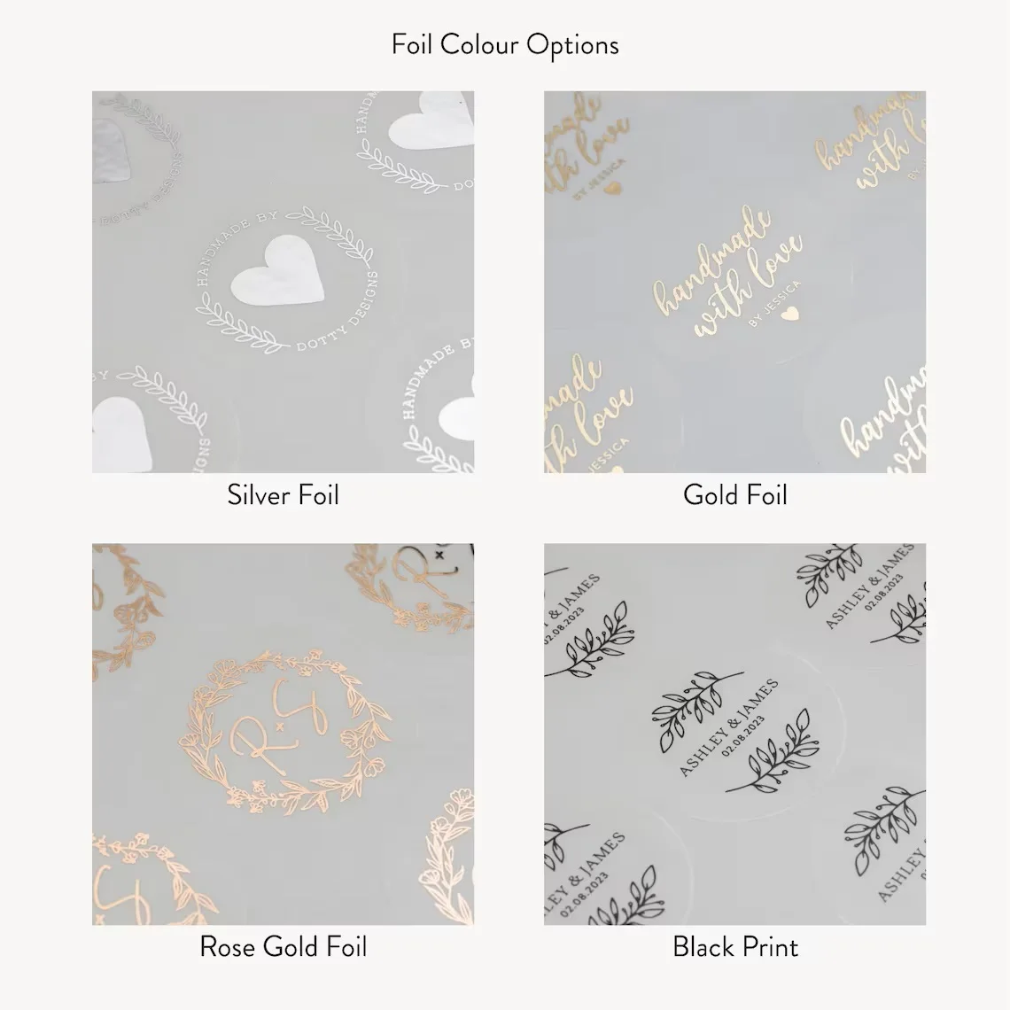 Customized Size and Design Cosmetic Vinyl Adhesive Waterproof Transparent Label Custom Logo Thank You Clear Sticker