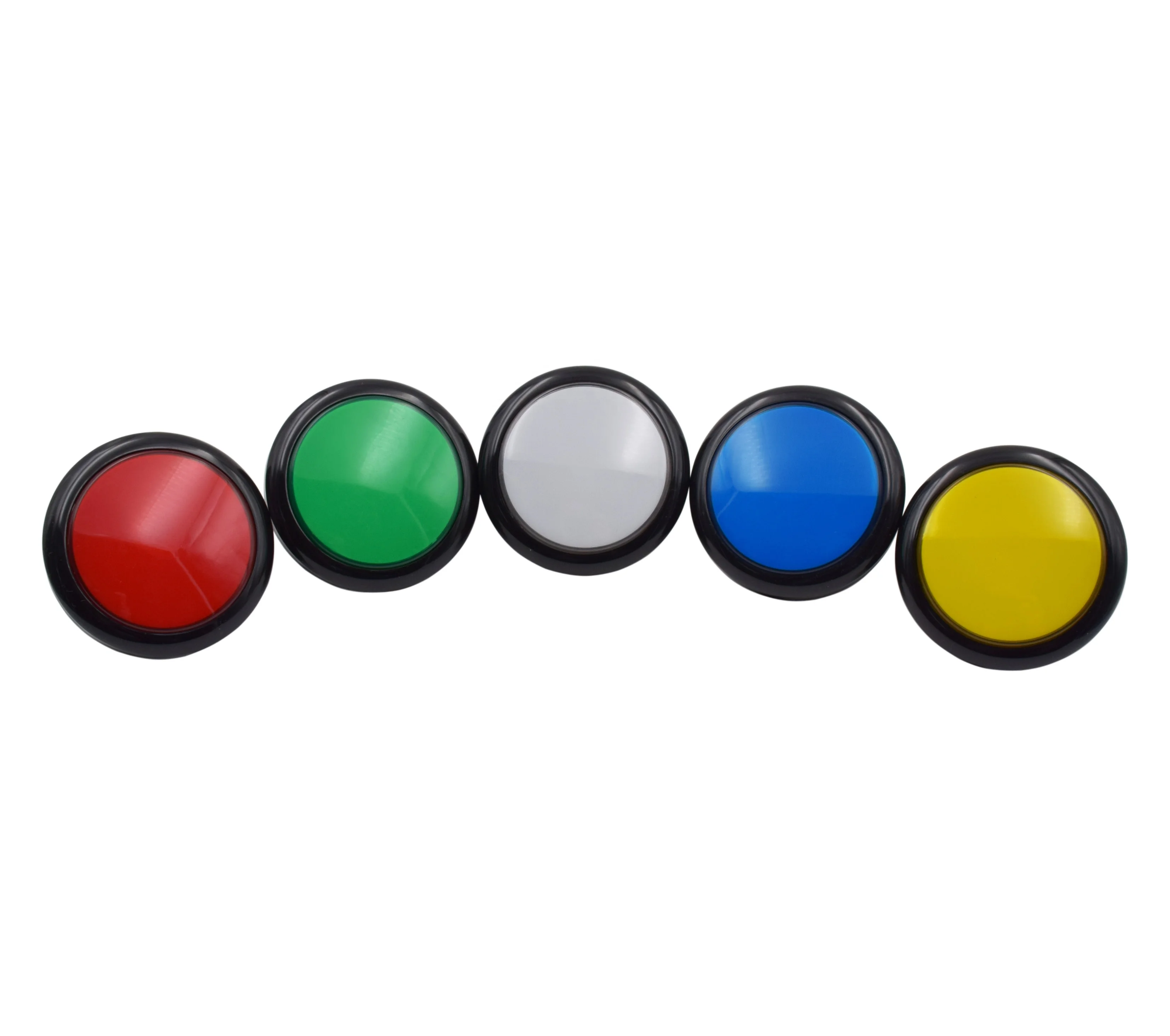 high quality arcade game machine 100mm illuminated flat top push button switch