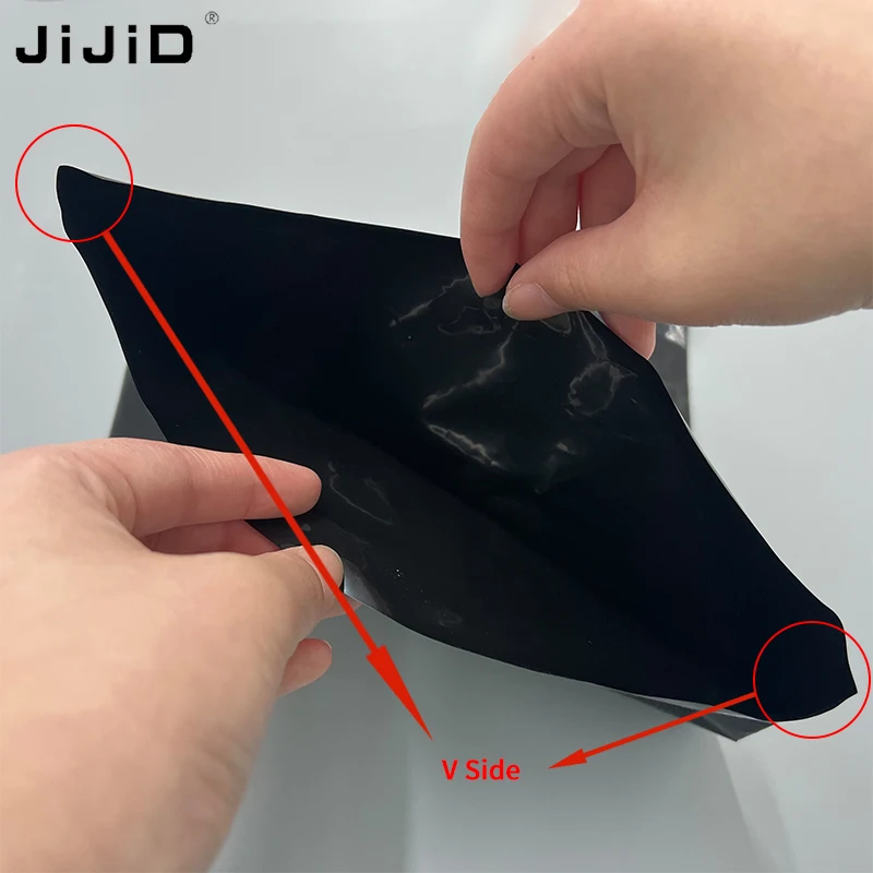 JIJID 100PCS Uv Resistance Pe Polyethylene Black Heavy Duty Plastic Plant Nursery Bag Plastic grow bags for plants