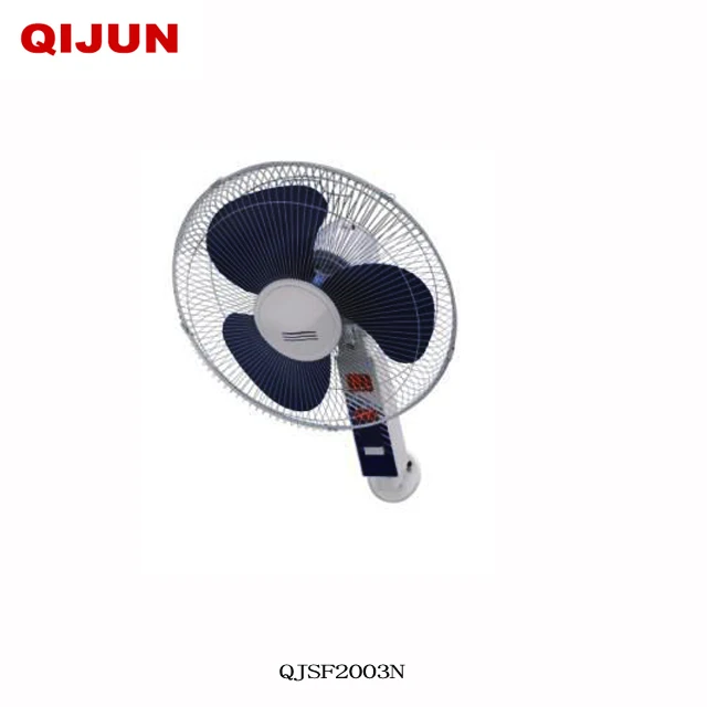 16 inch 40 CM Metal Grill  with Plastic Round Base Electric  Stand Fan 5 PP Blades Two Flat Plug 50 Watt Household