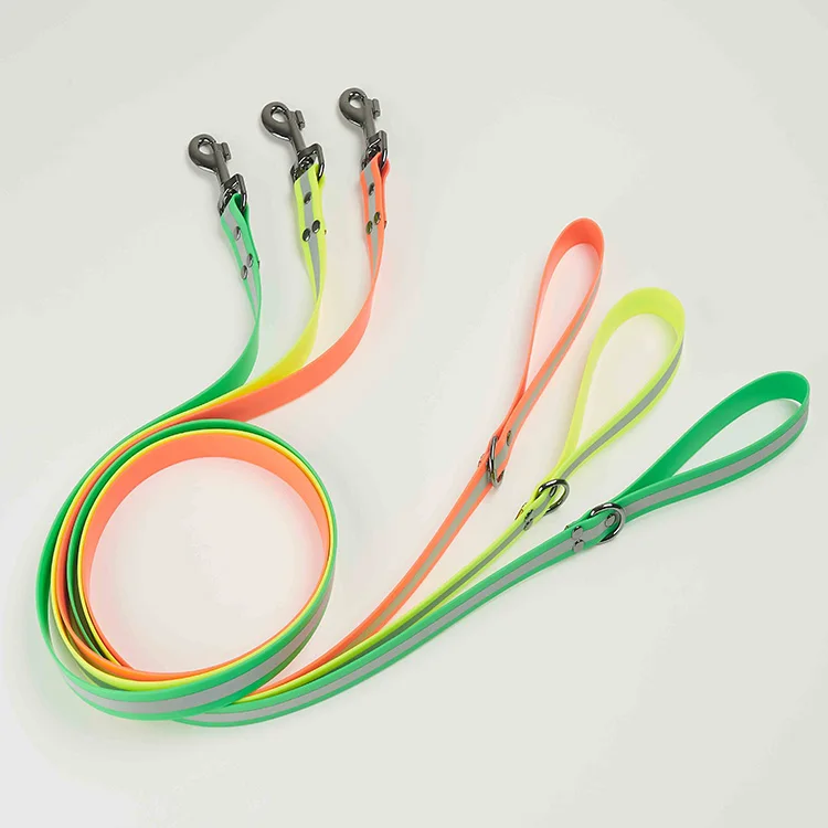 Dog Leash Waterproof PVC Strong Rope with Comfortable Padded Handle Durable Heavy Duty Pet Leash for Training Walking Dog