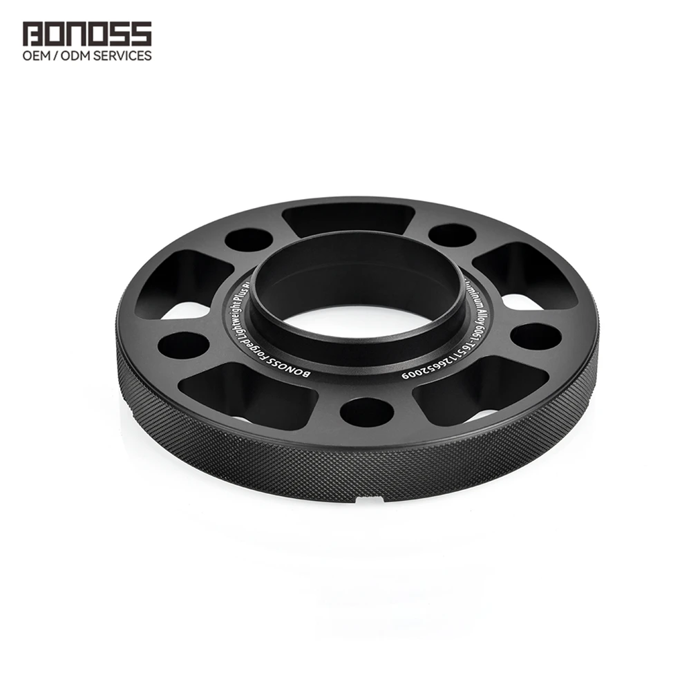 BONOSS aluminum 6061-T6 CB66.5 5 lug car wheel spacers 5x112 hub centric wheel adapters for BMW i4 G26 eDrive40 M50 2021+
