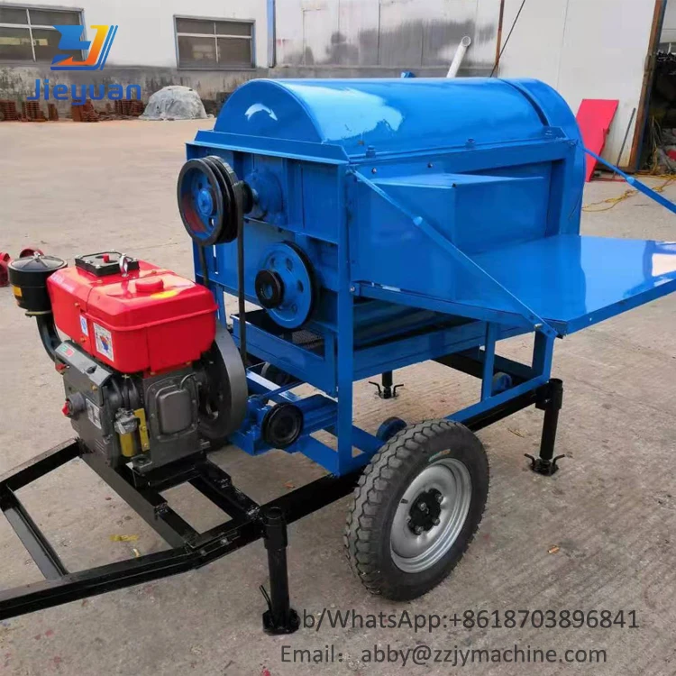 Ground Grain Peeling Machine Wheat Thresher Highland Barley Thresher Rice Thresher Price Philippine