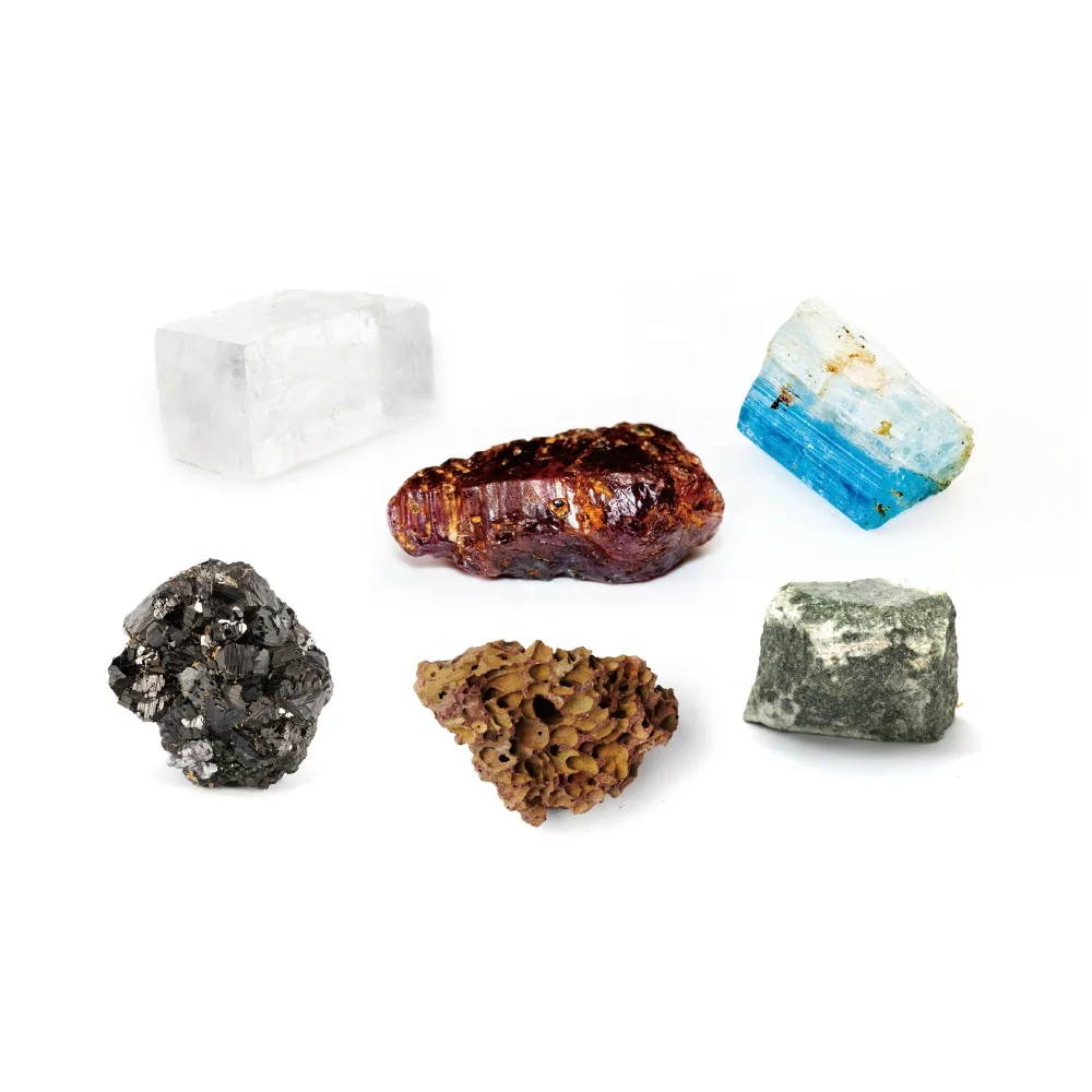 Customize Private Logo DIY Kids Arts Crafts Deluxe  Archaeological  Fluorescence Rocks Dig Kit Science Learning With UV Pen