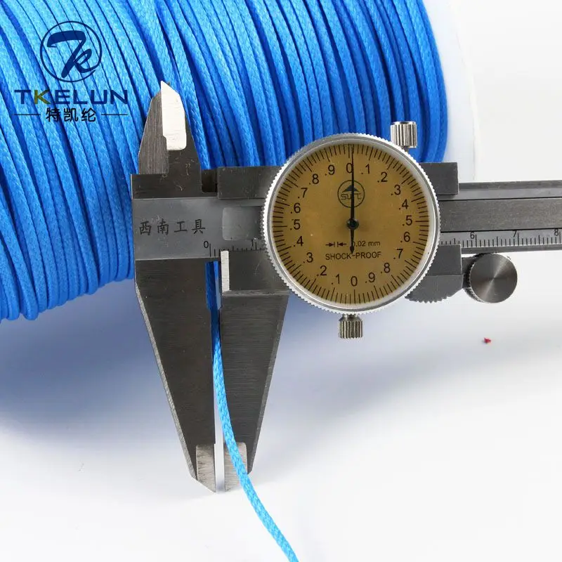 Nylon /Polyester Material Optional 2mm Braided Cord Uhmwpe Wakeboard Rope t &t Tent Rope
