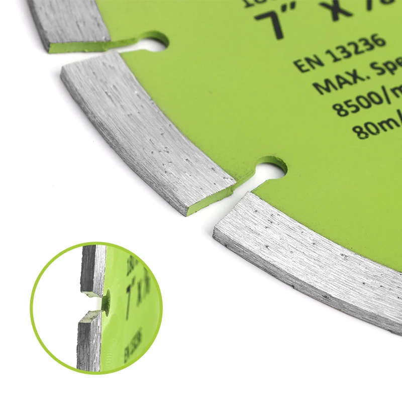 VIDO cutting disc high quality hot sale durable 4.5in 5in 7in 9in segment diamond saw blade for Stone