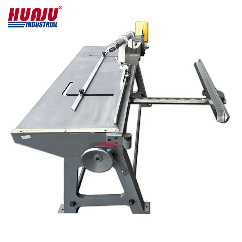 Huaju Industrial KHS-1000 Manual Sheet Metal Cutter Hand Operated Arm Guillotine Plate Shearing Machine