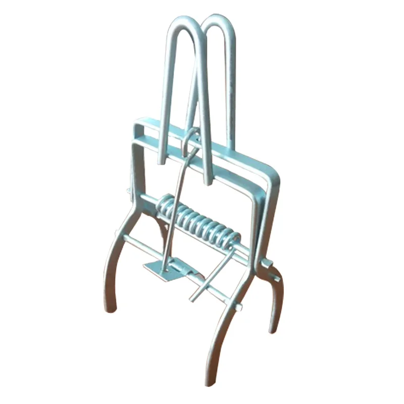 Pest Control Galvanized Mole trap voles mouse traps mole clips Rat Eliminator Trap With Long Handle Bar