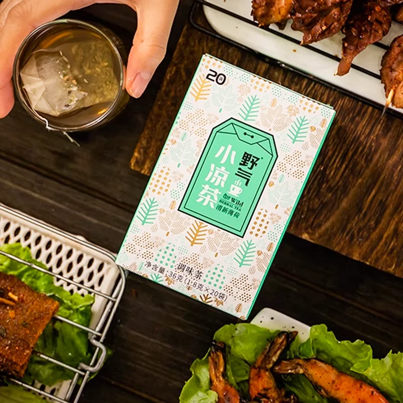 100% Pure Natural Flavor Chinese Herbal Tea Bags Organic Spearmint & Peppermint Mint Tea