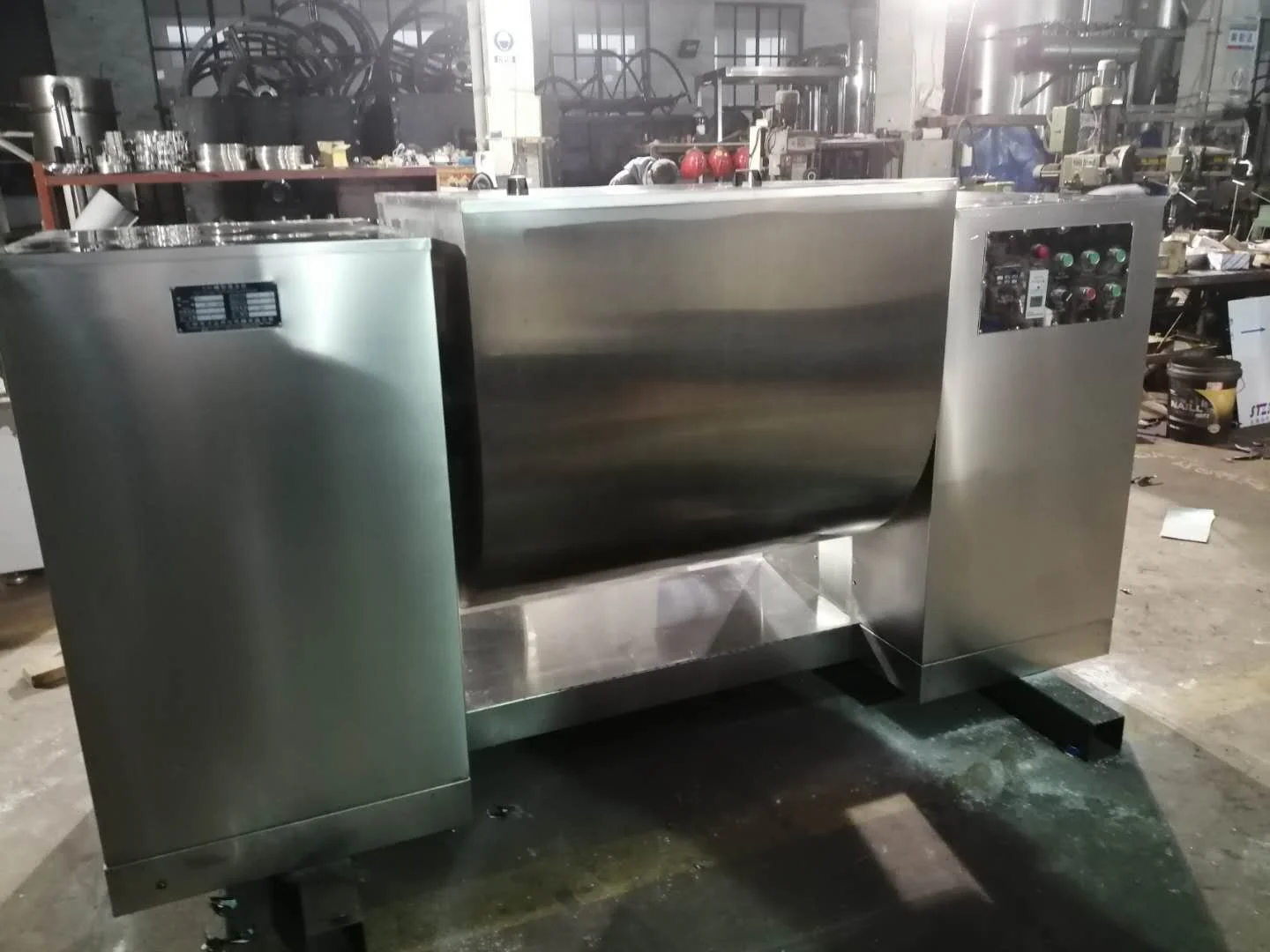 Wanda 304 Stainless Steel Z Arm Horizontal Dough Powder Mixer Blender Machine