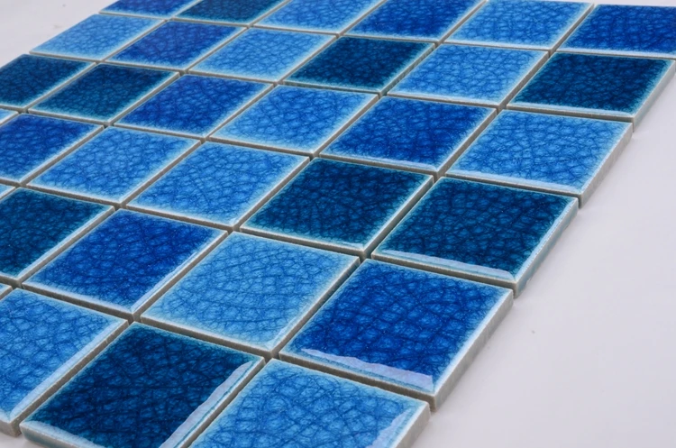 Mosaic New Design Swimming Pool Mosaic Tile for Pool Glossy Green Color for Bathroom Porcelain Mosaic Tile