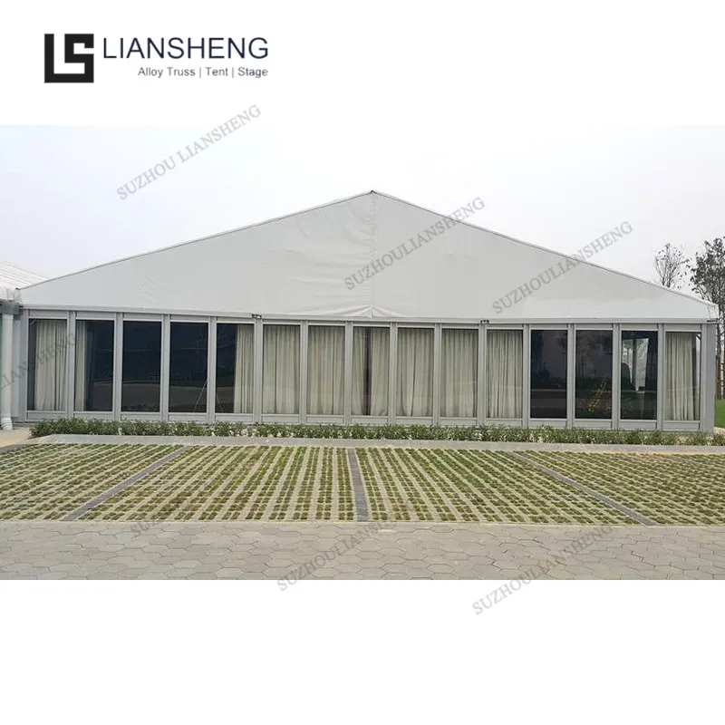 Liansheng Наружная палатка для мероприятий Свадебная вечеринка торговая автомобильная крыша со стеклянной