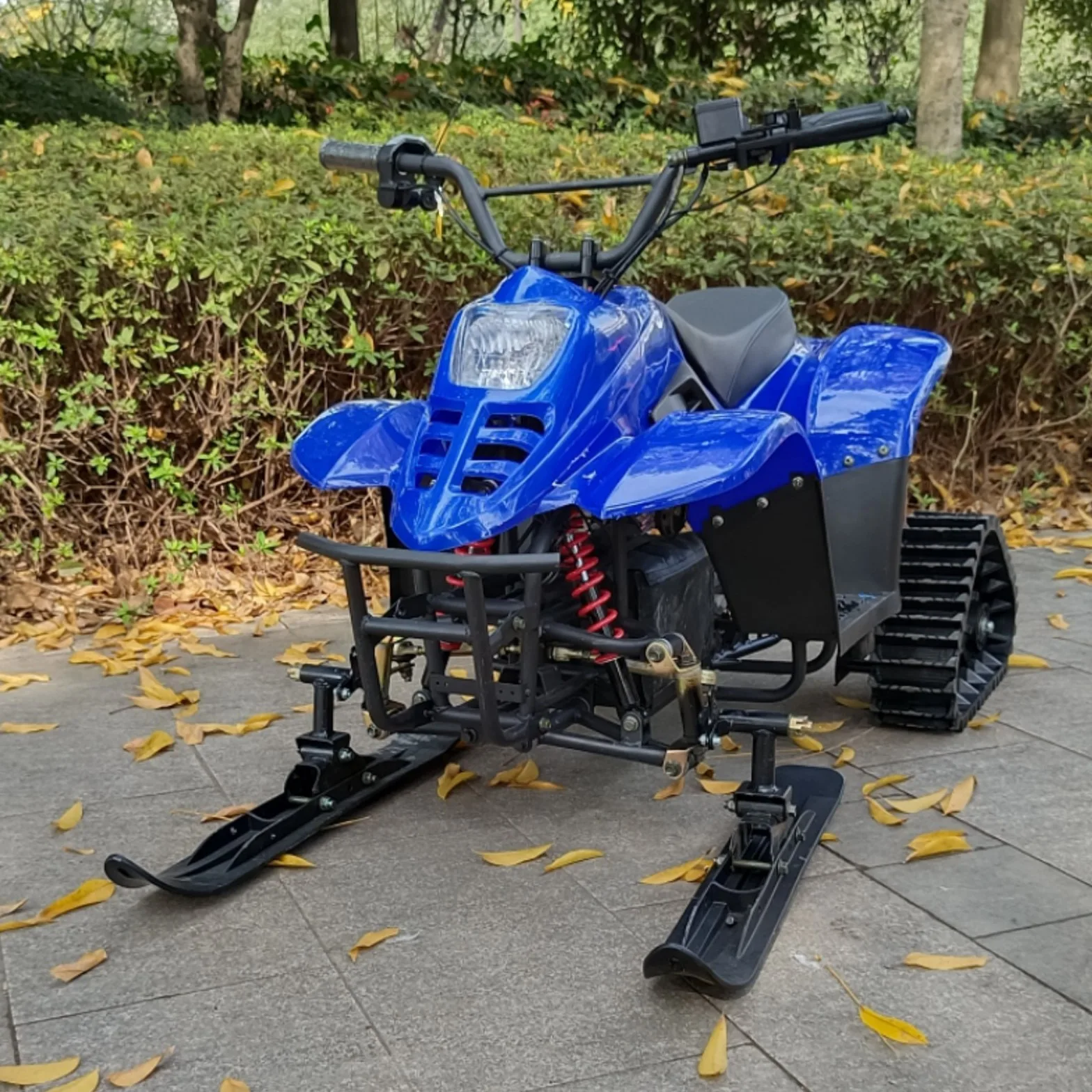 2025 Wholesale 150cc Engine Snow Scooter Double Snowmobile Sled Car Ski Resort Motorcycle Trail Style 4 Stroke Engine Touring