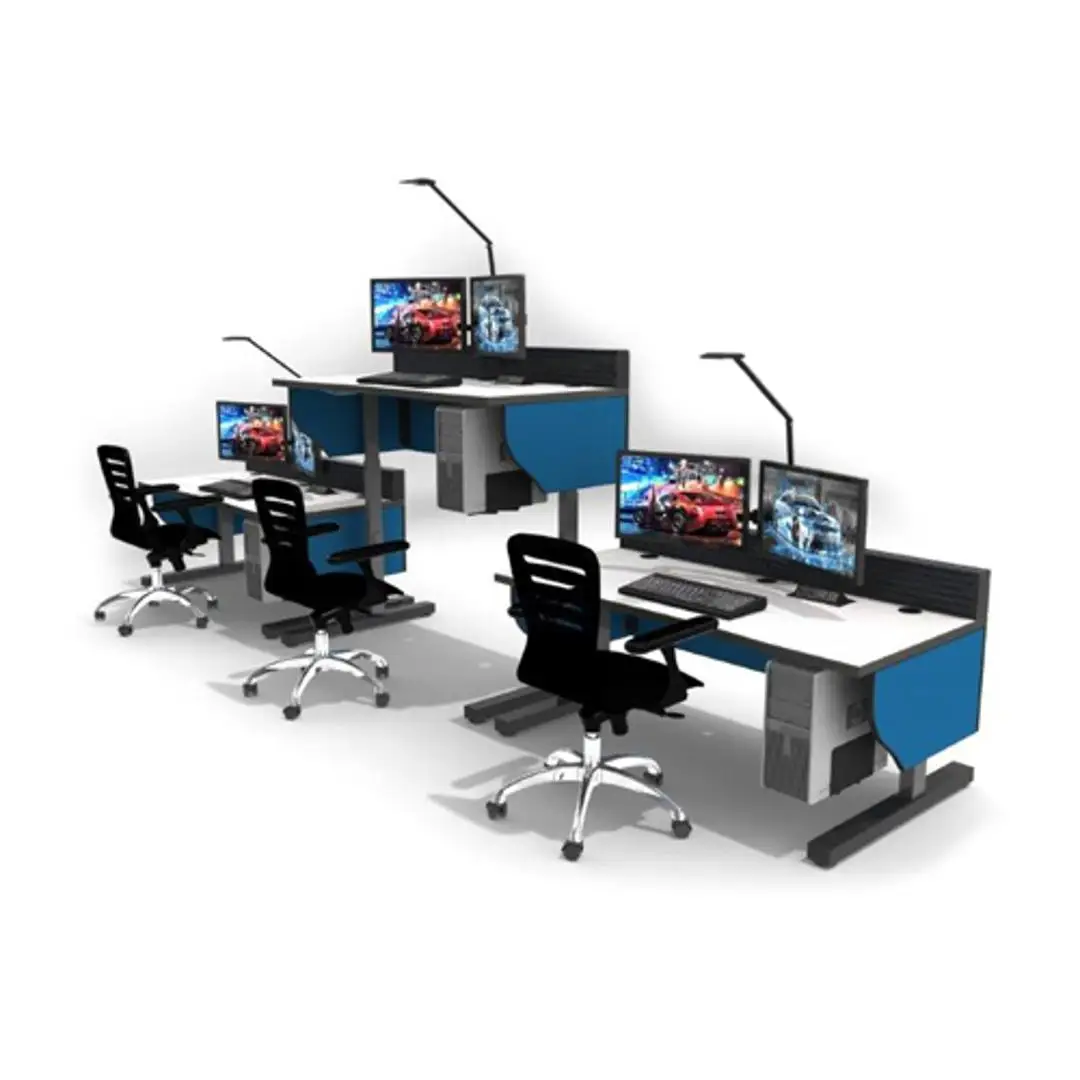Custom Solutions Control Room Console Desk: Ideal Furniture for Security Monitoring and Broadcast Operations