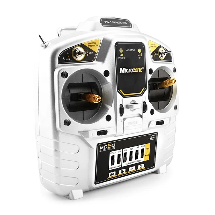 MicroZone MC6C 2 4G 6-канальный передатчик с приемным контроллером радиосистема для