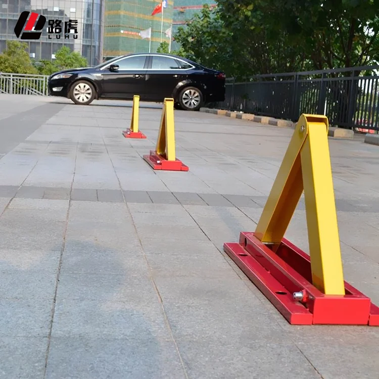 portable Manual Cold-roll Steel space blocking barrier lock Anti-pressure triangle parking lock