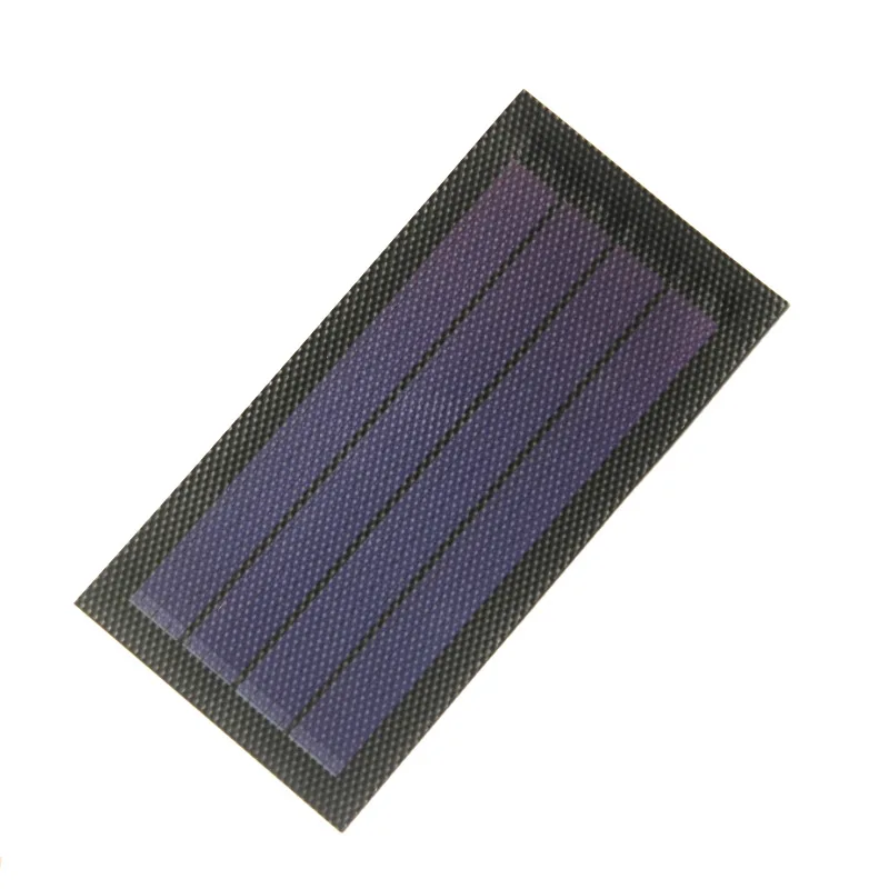 BUHESHUI 1W 6V Amorphous Flexible Solar Panel  Solar Cell