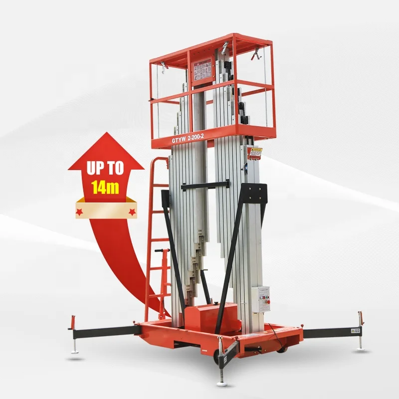 500KG Safety Foldable Electric Scaffolding Lift Platform with CE ISO