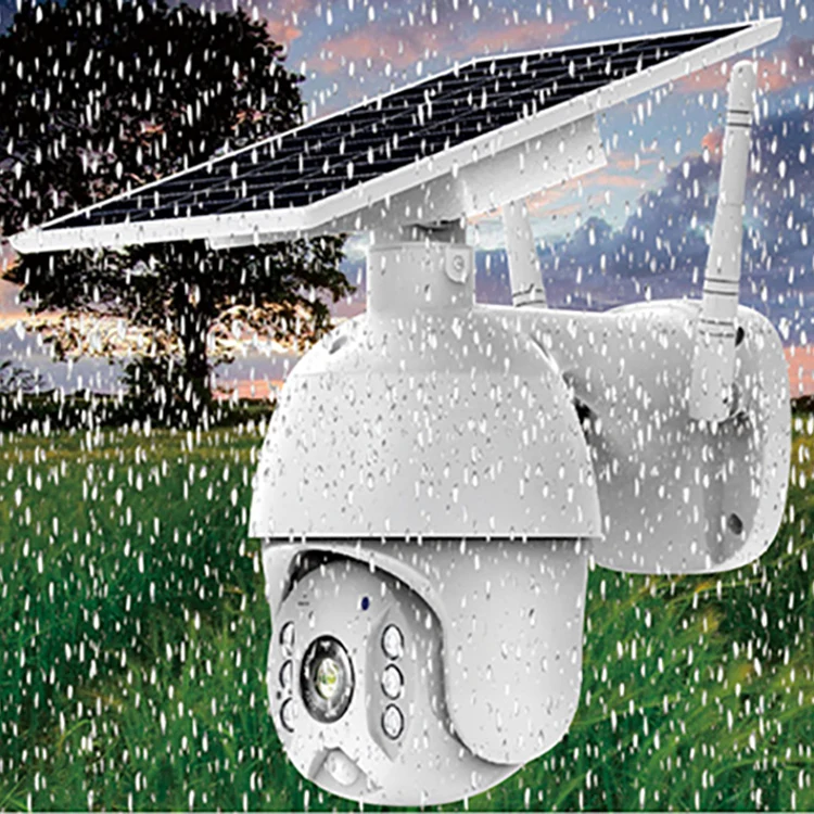 Factory Produced Outdoor IP65 waterproof camere with PIR and Ai motion detection HD 1080P Low power Battery 4G Solar