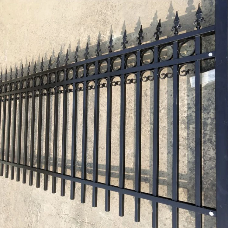 China Supplier Wrought Iron Steel Decorative Metal Fence Panels