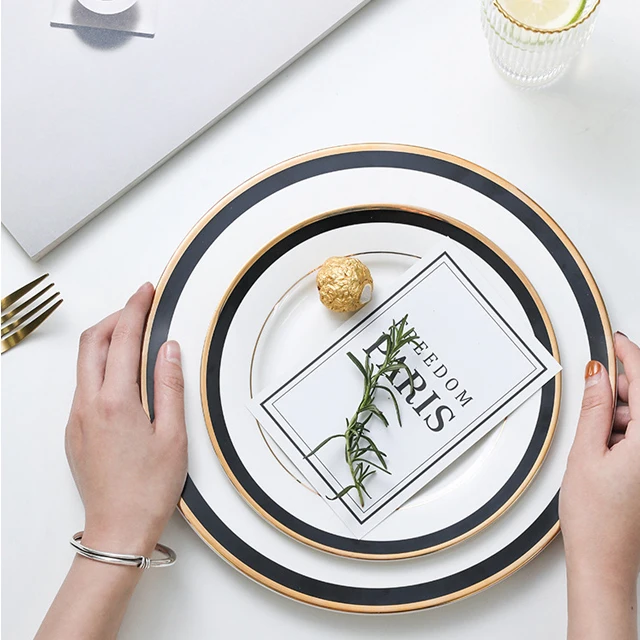 Drop Resistant High Heat Resistance Assiettes En Melamine dish Dinner Plates