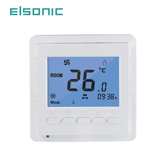 Система кондиционирования воздуха и радиатора, интегрированная система ОВКВ, комнатный термостат с таймером RS485, программирование 5 + 2 дней