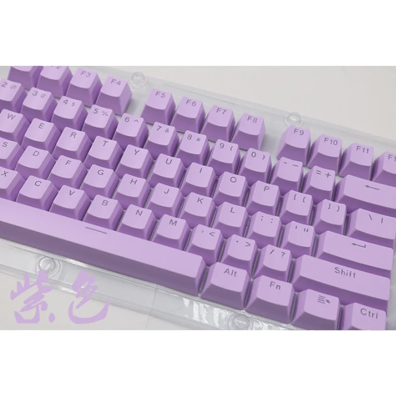 104 Double Shot PBT  Keycaps Keyset for Mechanical Gaming Keyboard MX Switches Keycaps 14 colors