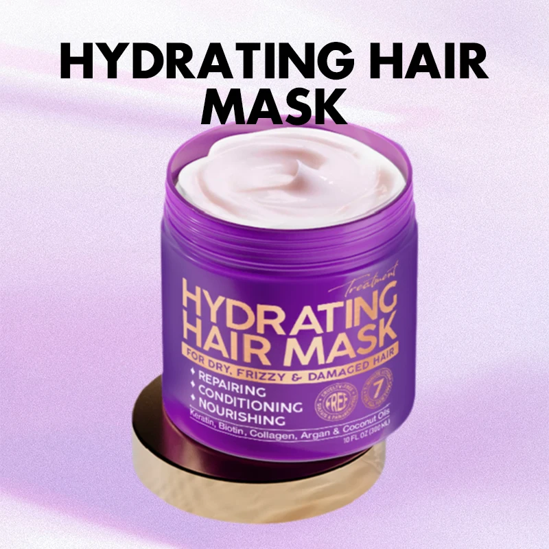 Private Label Pure Collagen Biotin Nourishing Conditioning Deep Repairing Hydrating Strengthens & Smooths  Deep Repair Hair Mask
