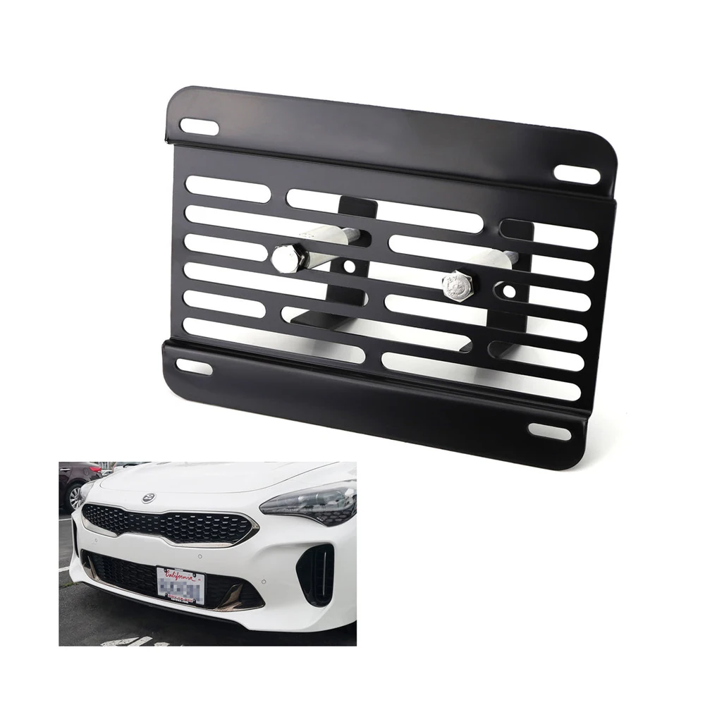 Factory Custom Motorized Motorized Frameless Universal Detractable Aluminum License Plate Holder