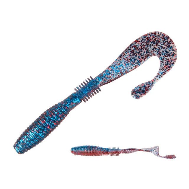 110 мм 7 6 г силиконовая пластиковая Мягкая приманка вьющийся червь для рыбной ловли искусственная Воблер