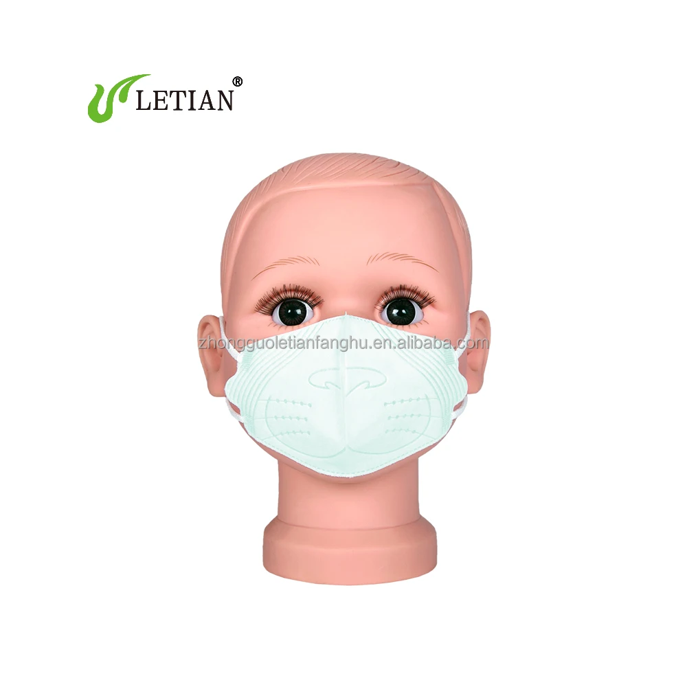 Letian Wholesale asks kids disposable kids kn95 masks Kids Child  Baby masks Adjustable Face Masks kn95 mascarillas