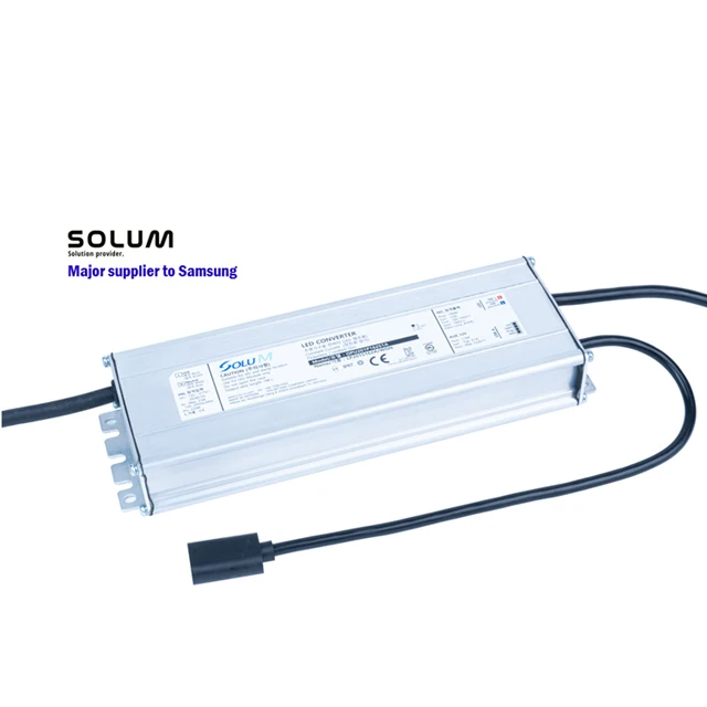 Ip67_constant & Voltage Programmingable Control Smart LED Flicker Free LED Driver IP67 Waterproof LED Driver Made in Korea Solum