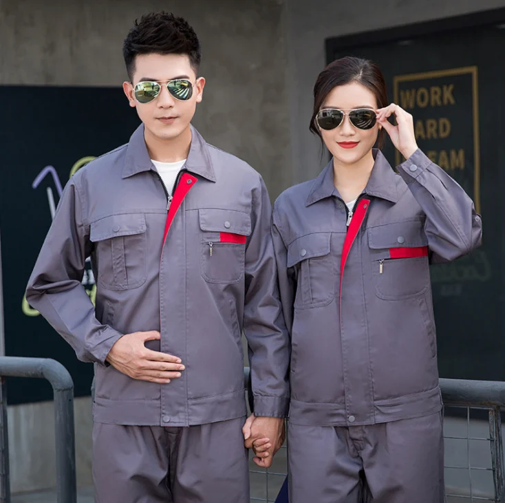Men Women Long Sleeve Coveralls High Quality Overalls For Worker Repairman Machine  Repair Welding OEM Work Clothing