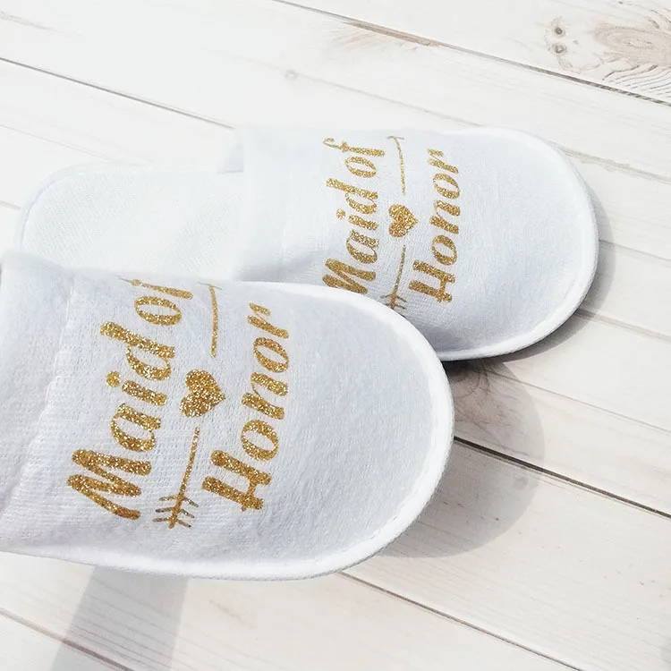 Wedding party wedding slippers for guests greet the new bridesmaid bronzing gift gift gift supplies