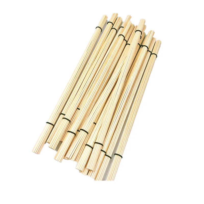 Bamboo Percussion Drumsticks With Imported Rubber Black Rings