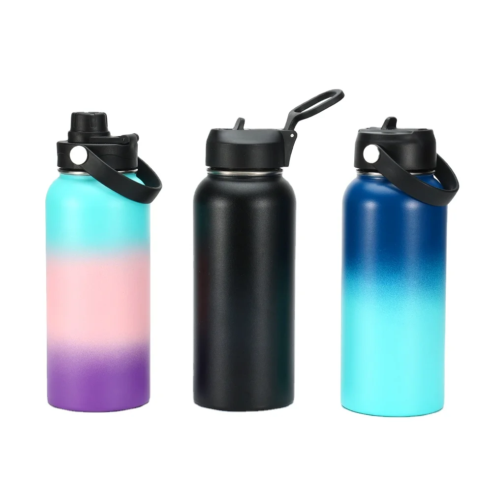 Outdoor Vacuum Flasks 18oz 24oz 32 oz sports bottle Double Wall Insulated stainless steel insulated water bottles