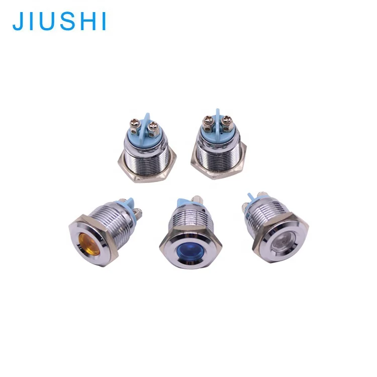 Mounting hole 8/12/16/19/22/25/30mm led indicator lamp 220v 24v singal light