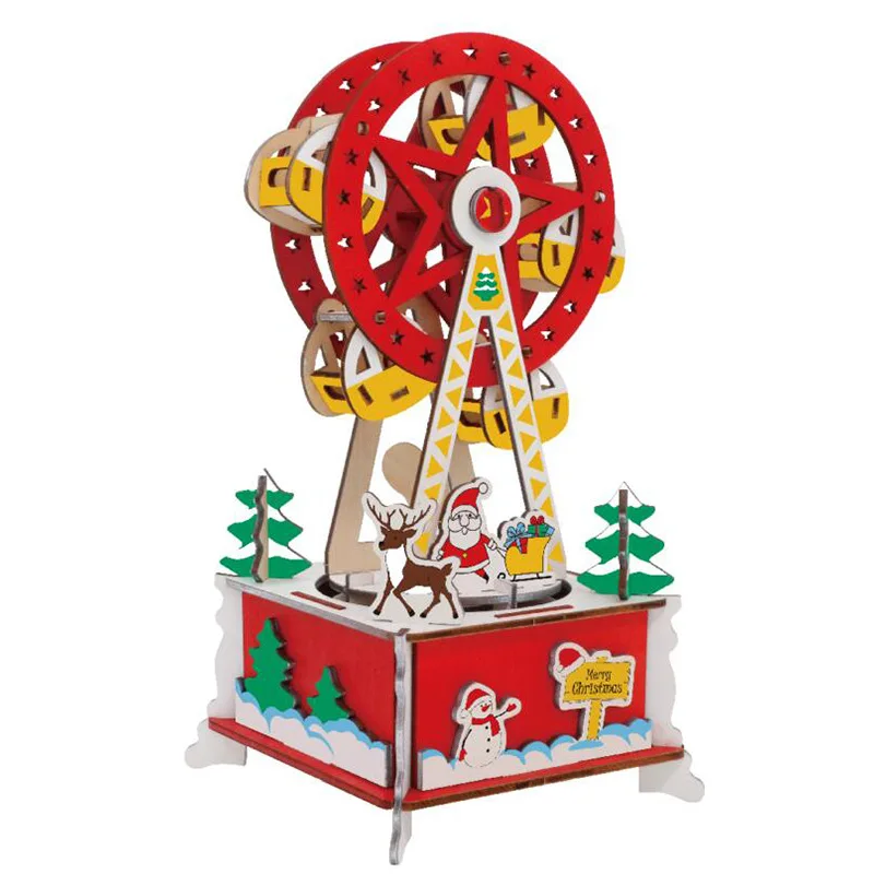 Factory wholesale intellectual brain puzzle 3D simulation model manual assembly building blocks and decorative toys