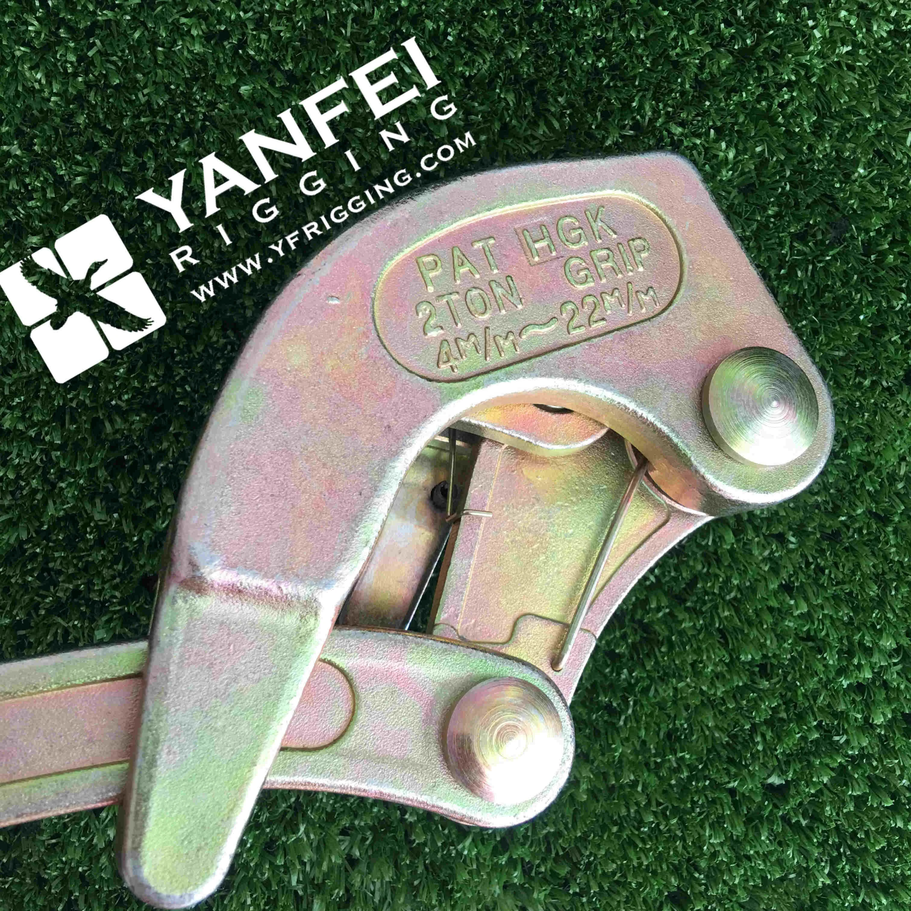 Flexible 4ton Wire Rope Gripper For Cable Puller Tool