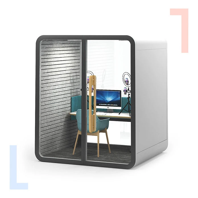 Factory Direct Sale Movable Privacy Hotel Work Garden Indoor Prefab Soundproof Office Meeting Pod